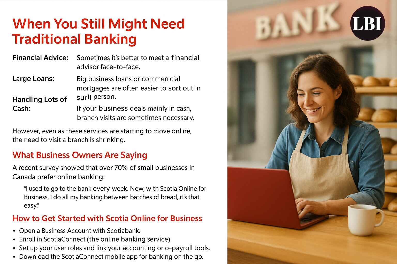 When You Still Might Need Traditional Banking