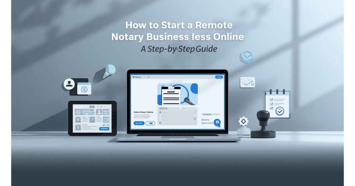 How to Start a Remote Notary Business Online: A Step-by-Step Guide