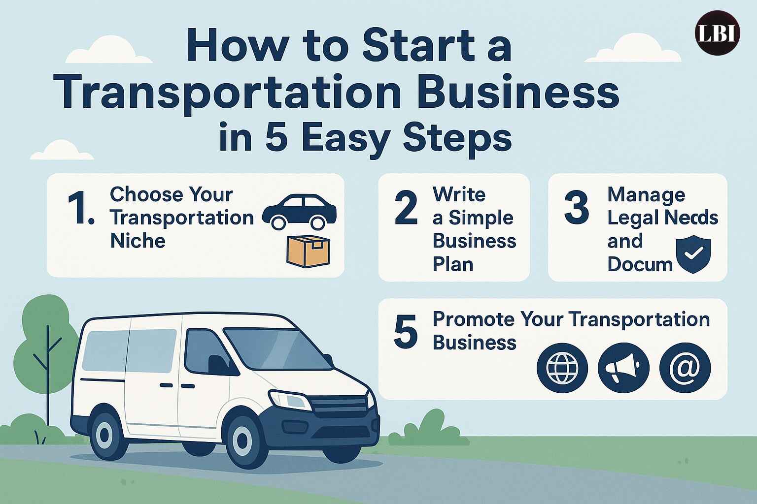 How to Start a Transportation Business in 5 Easy Steps