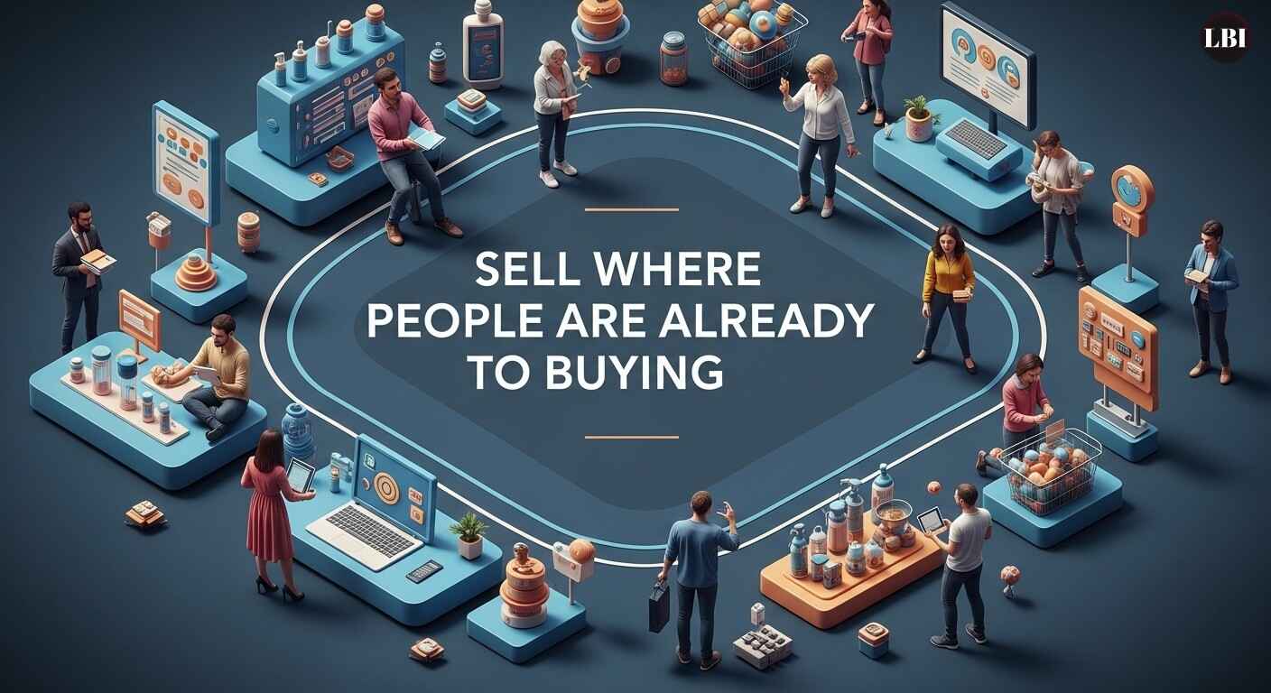 Sell Where People Are Already Buying