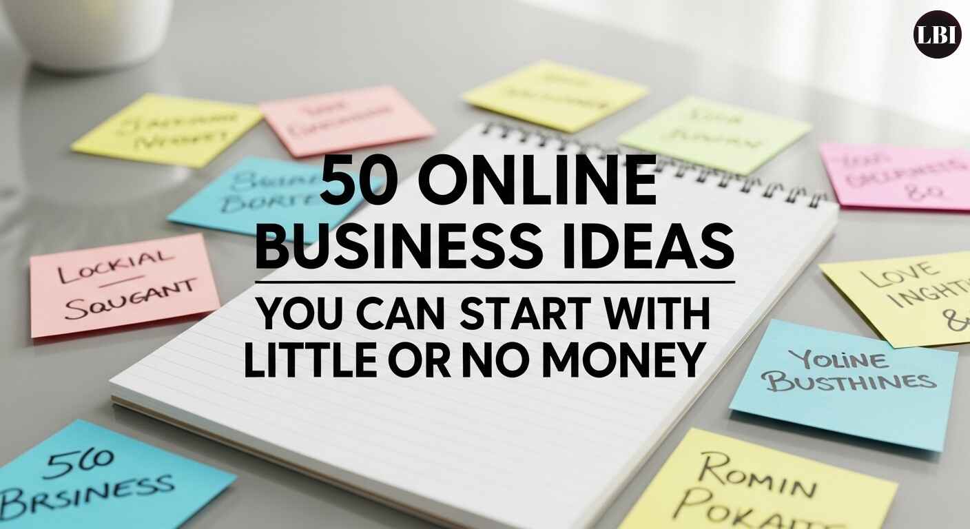 50 Online Business Ideas You Can Start With Little or No Money
