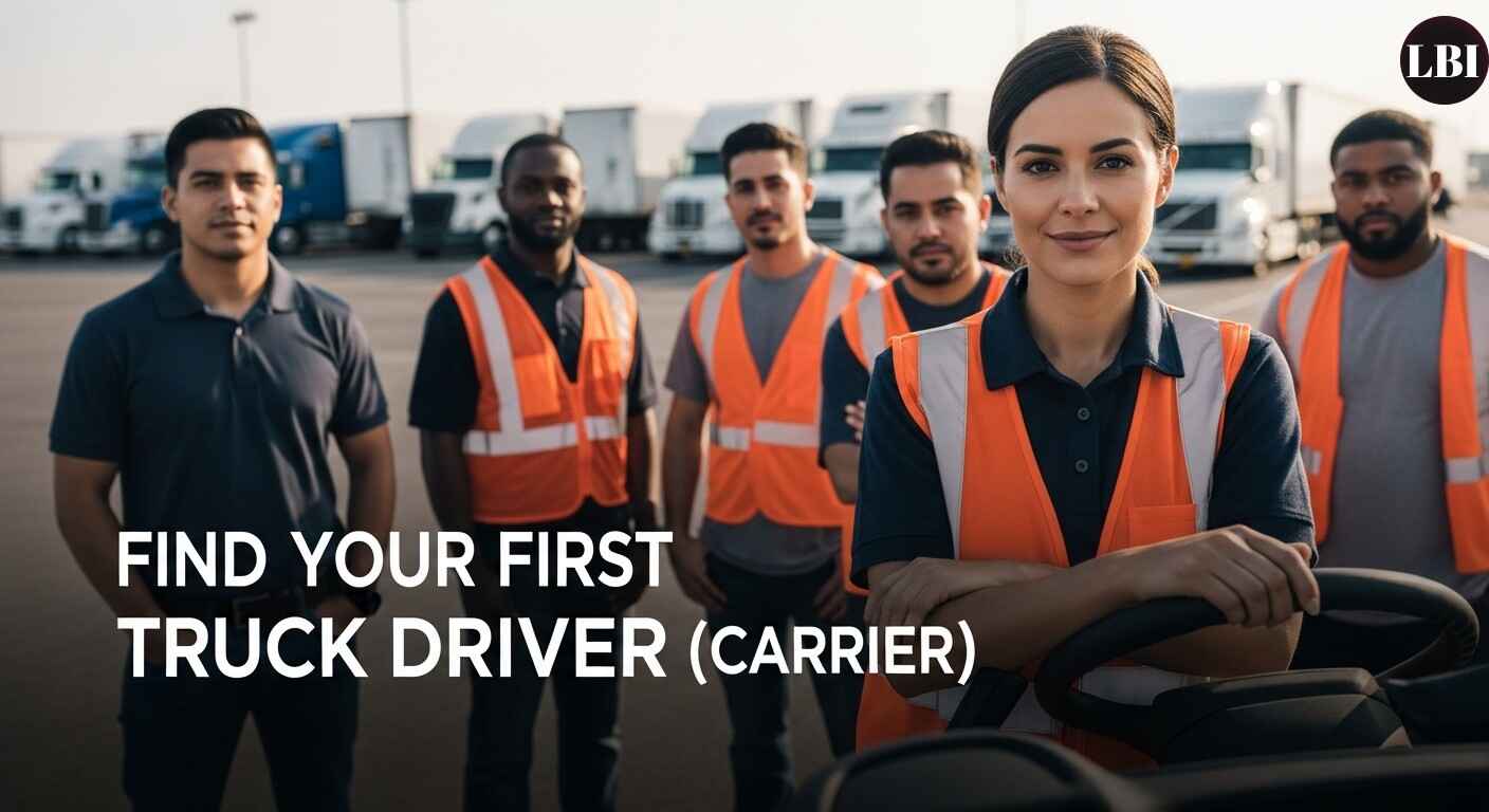 Find Your First Truck Driver (Carrier)