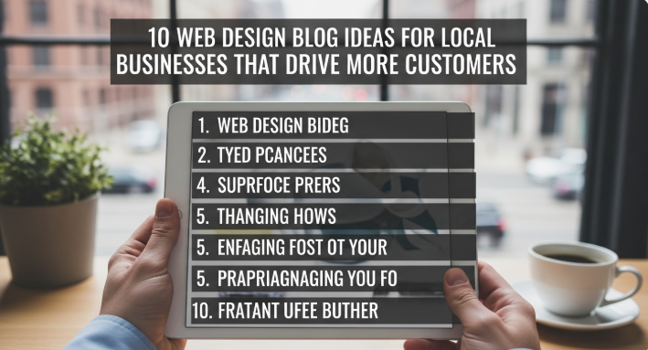 Web Design Blog Ideas for Local Businesses