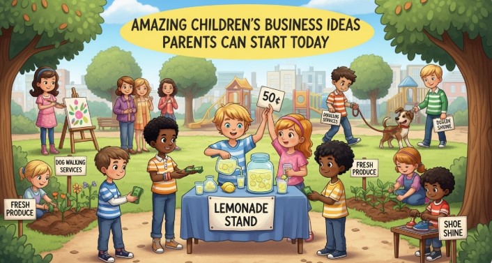 Amazing Children’s Business Ideas Parents Can Start Today