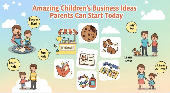 Amazing Children’s Business Ideas Parents Can Start Today