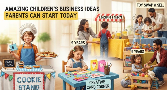 Amazing Children’s Business Ideas Parents Can Start Today