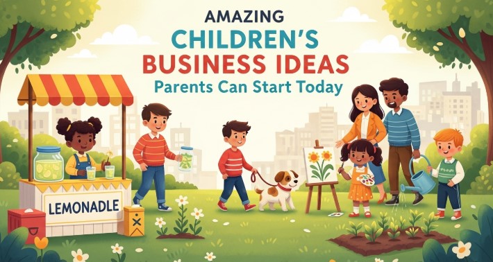 Amazing Children’s Business Ideas Parents Can Start Today