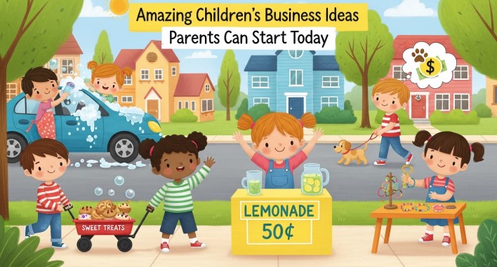Amazing Children’s Business Ideas Parents Can Start Today
